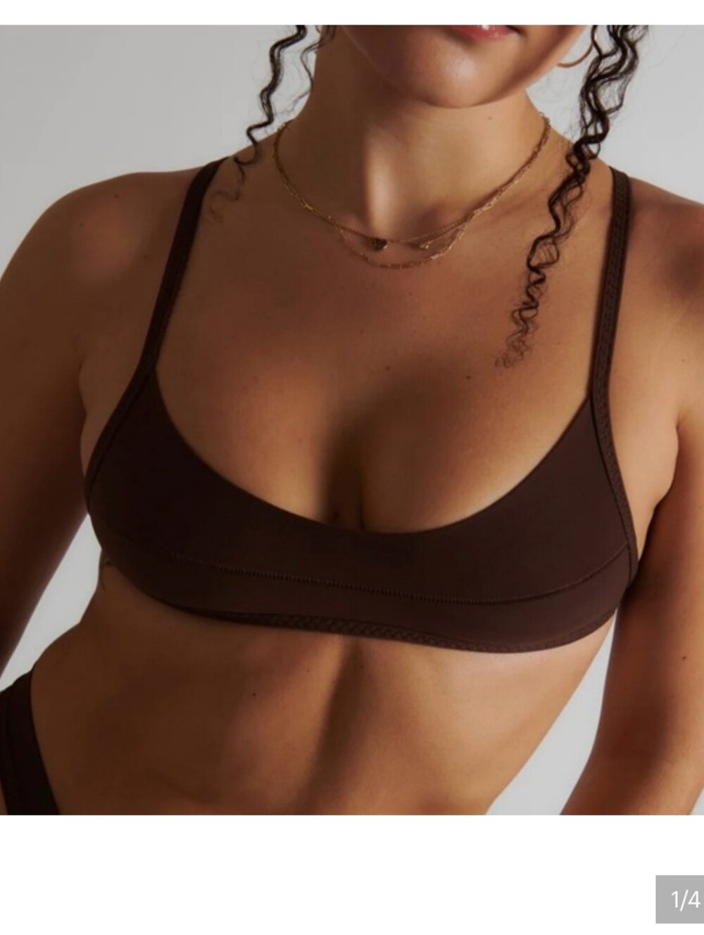 Nuudii System Mocha Scoop bra MM
